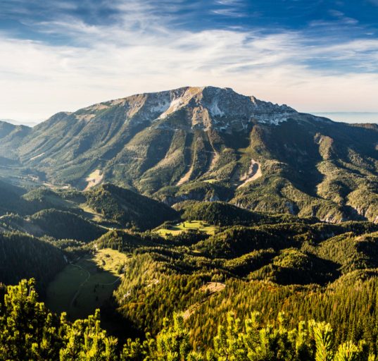 Blick auf den Ötscher im Naturpark Ötscher-Tormäuer