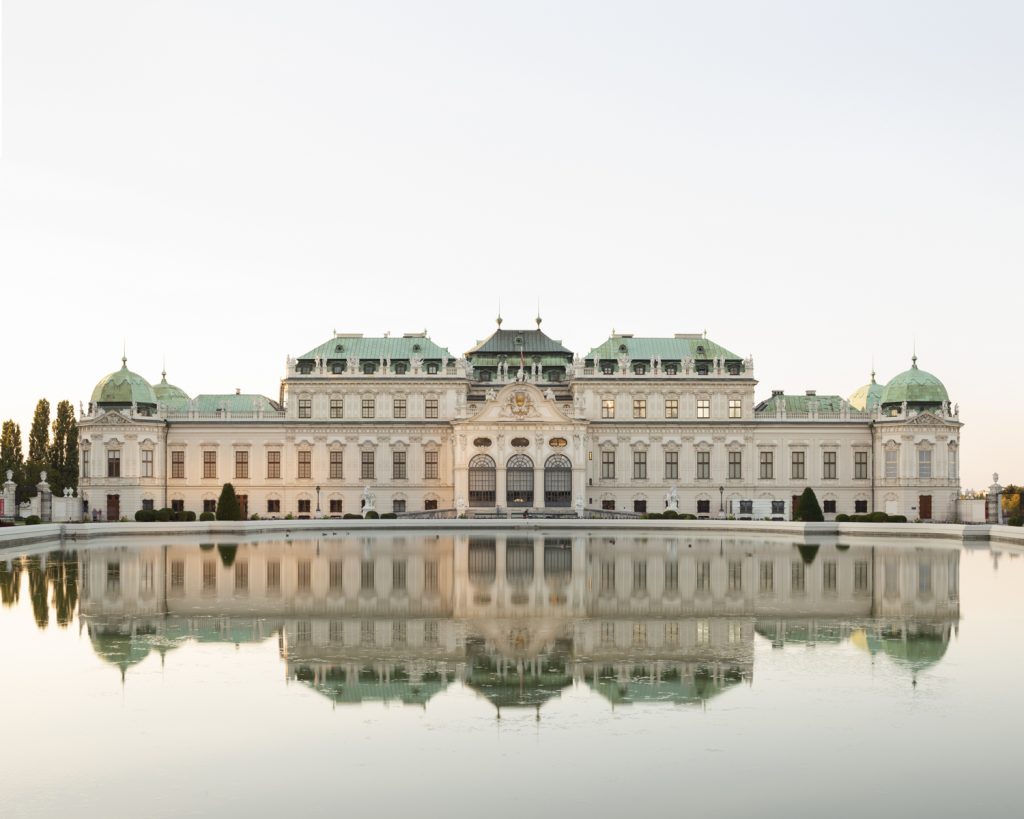 Außensicht auf das Obere Belvedere Wien