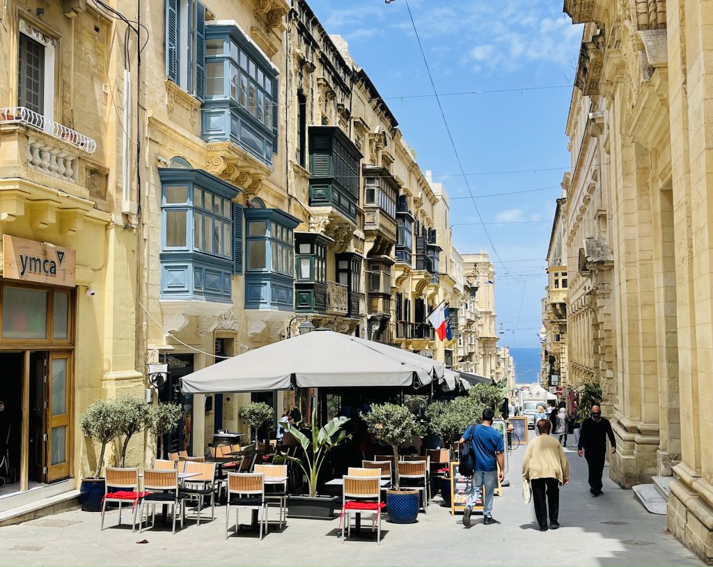 Die Merchant Street in Valletta, Malta