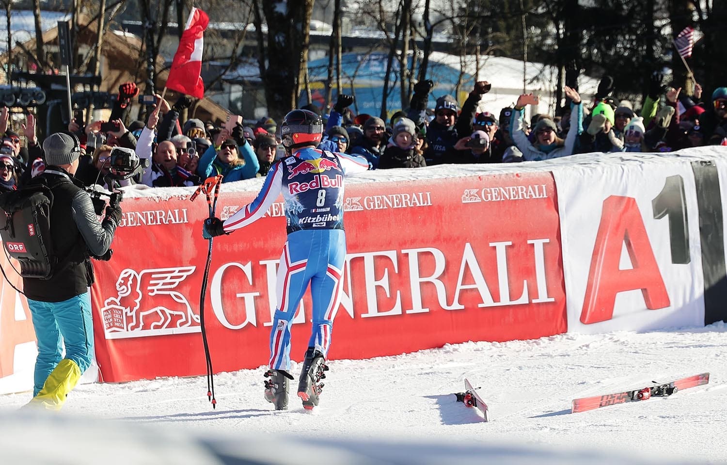 Partys en masse beim HahnenkammRennen schauvorbei