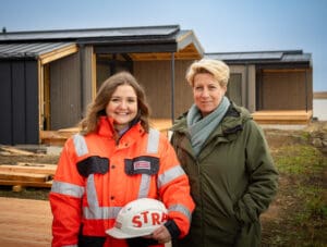 Von links: Strabag-Ziviltechnikerin Lisa Enzenebner und Esterhazy Betriebe-Projektleiterin Karin Eichberger © Andreas Hafenscher