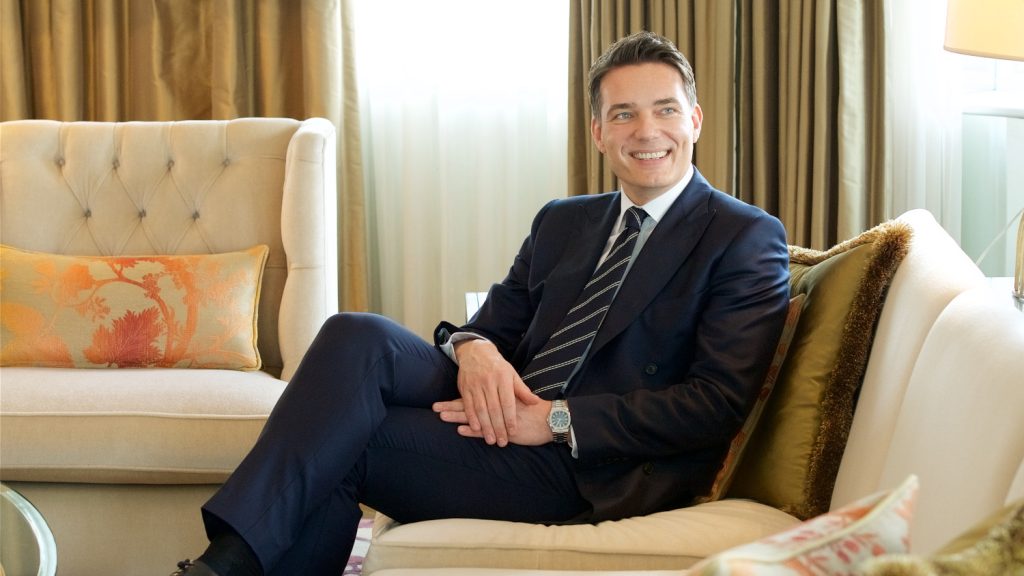 Thomas Kochs, der aus Deutschland stammende Direktor des Luxus-Hotels Corinthia in London